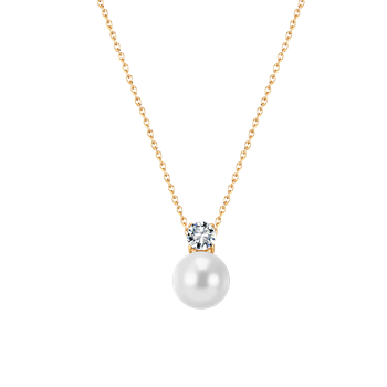 Stål forgyldt collier from Støvring Design