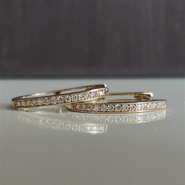 Creol knæk 14 karat 0,12 ct WSI from L&G