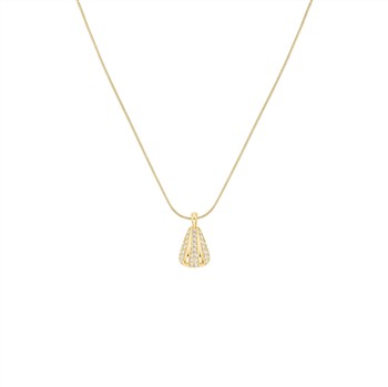 Rosefield Pave Striped Necklace JNPSG-J1231 from Rosefield