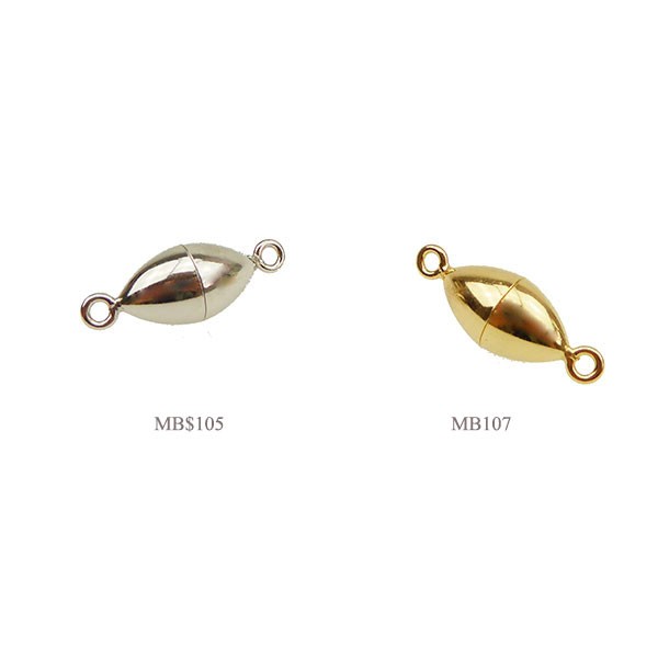 Magnet lås -10x20mm Sterlingsølv/925 Forgyldt from San - Links of Joy