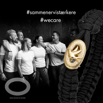 FSTS grønt armbånd m sølv lås 01 from Aagaard