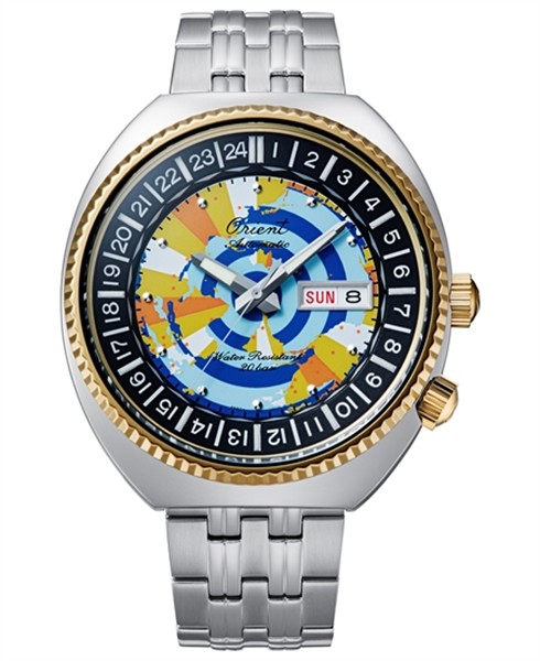 Orient Revival World Map Diver RA-AA0E08Y from Orient