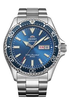 Orient Mako automatic men’s watch in steel with blue dial