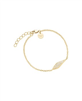 Rosefield Pave Leaf Bracelet JBPLG-J1238 from Rosefield
