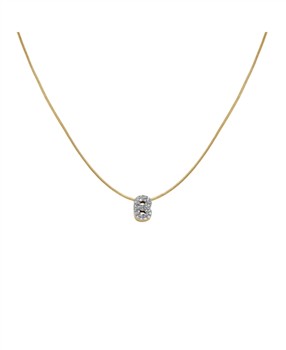 Rosefield Pave Letter B Necklace JNMBG-J1074 from Rosefield