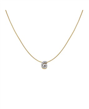 Rosefield Pave Letter G Necklace JNMGG-J1079 from Rosefield