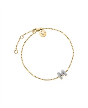 Rosefield Pave Letter M Bracelet JBMMG-J1113 from Rosefield