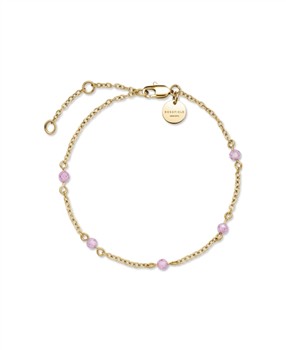 Rosefield Pink 5 Stone Bracelet JBPSG-J813 from Rosefield