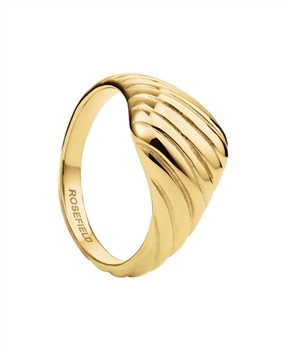 Rosefield Ridged Ring JRRR50G-J947 from Rosefield