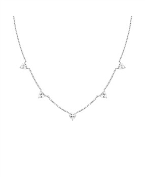 Rosefield Row of Hearts Necklace JNRHS-J1006 from Rosefield