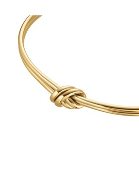 Rosefield Statement Knot Bangle JBSKG-J1061 from Rosefield