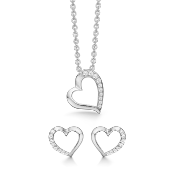 Sølv smykkesæt from Støvring Design