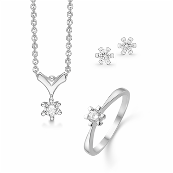 Sølv smykkesæt from Støvring Design