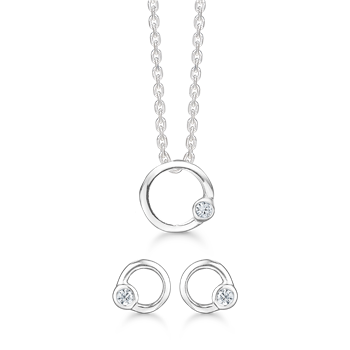 Sølv smykkesæt from Støvring Design
