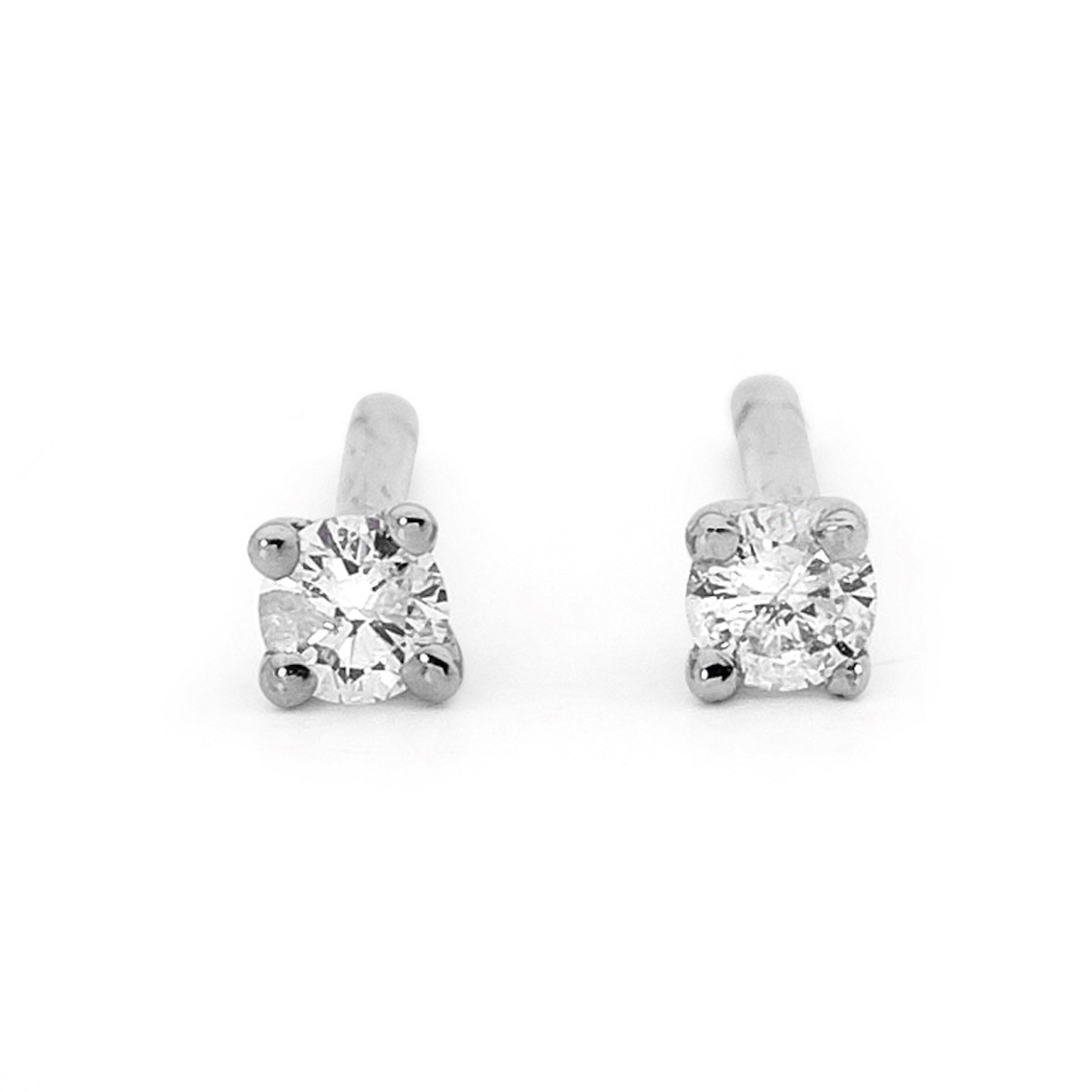 Solitaire earrings, from Bee