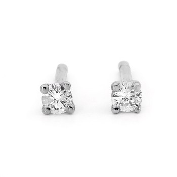 Solitaire earrings, from Bee