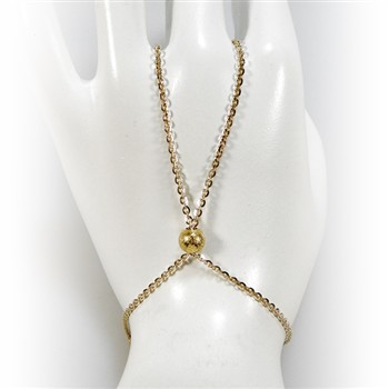 Hand Jewellery Sterlingsølv/925 Goldplated L from San - Links of Joy