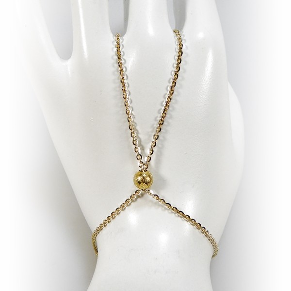 Hand Jewellery Sterlingsølv/925 Goldplated L from San - Links of Joy