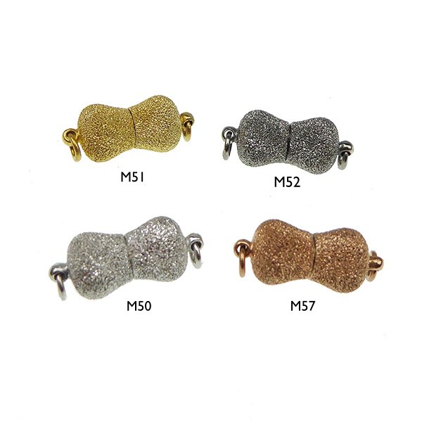 Magnetlås - 8 x 14mm - Sterlingsølv/925 M51-Forgyldt from San - Links of Joy