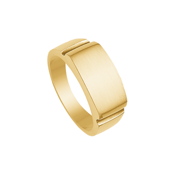 Randers Sølv's Powerful handmade men's finger ring in 8 ct gold