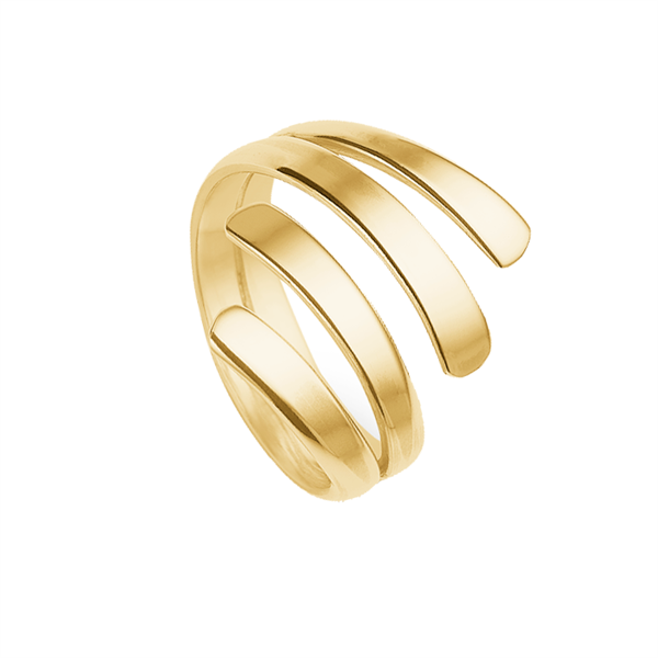 Randers Sølv\'s Handmade finger ring in 8 ct gold 