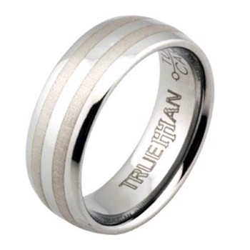 Trueman tungsten finger ring