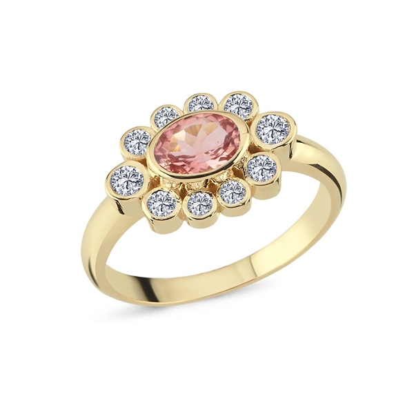 Nuran Ring , with a total of 0,56 ct diamonds Wesselton SI