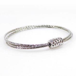 San - Link of joy 925 sterling silver bracelet rhodium plated, model 86705