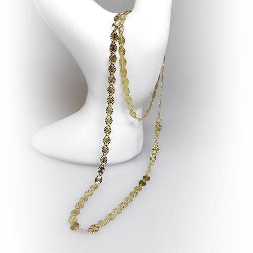 San - Link of joy 925 sterling silver necklace gold plated, model 93507