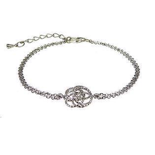 San - Link of joy More than One 925 sterling silver bracelet rhodium plated, model 97955-A