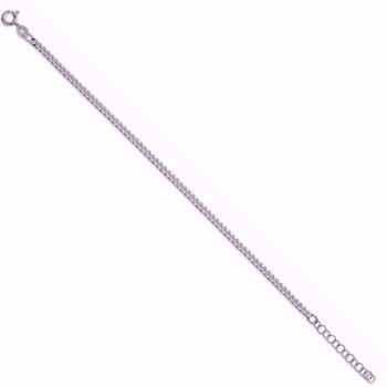 Seville Panser bracelet in silver 16+3cm