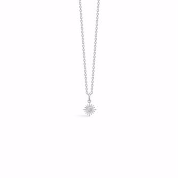 Seville silver flower necklace