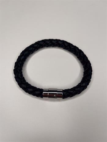 Nordahl Son of Noa men's leather bracelet in steel 21 cm