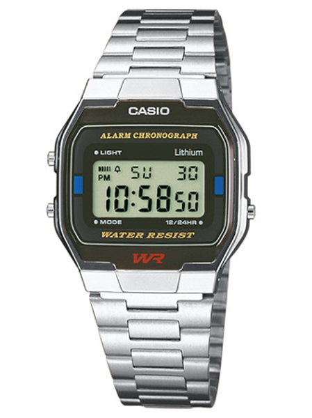 Casio model A163WA-1QES buy it at your Watch and Jewelery shop