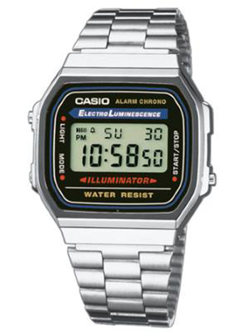 Casio model A168WA 1YES buy it at your Watch and Jewelery shop