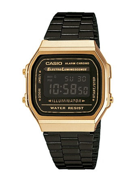 Casio model A168WEGB-1BEF buy it at your Watch and Jewelery shop