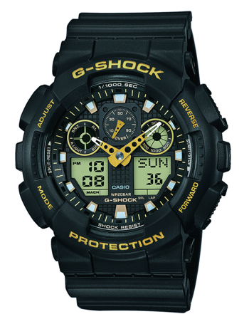 Casio model GA-100GBX-1A9ER buy it at your Watch and Jewelery shop