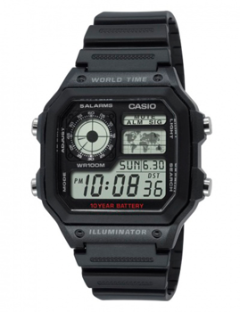Casio model AE-1200WH-1AVEF buy it at your Watch and Jewelery shop
