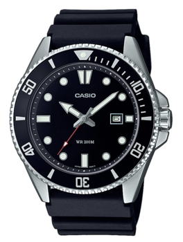 Casio model MDV-107-1A1VEF buy it at your Watch and Jewelery shop