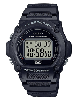 Casio model W-219H-1AVEF buy it at your Watch and Jewelery shop