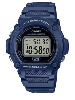 Casio model W-219H-2AVEF buy it at your Watch and Jewelery shop