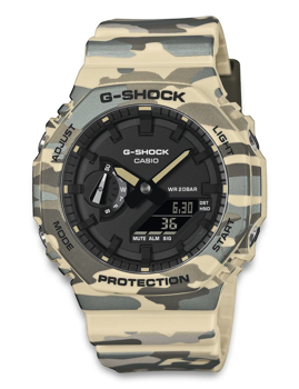 Model GA-2100CM-5AER, autoriseret forhandler Watchandjewelry.shop - English