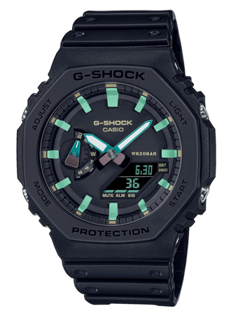 Casio model GA-2100RC-1AER buy it at your Watch and Jewelery shop