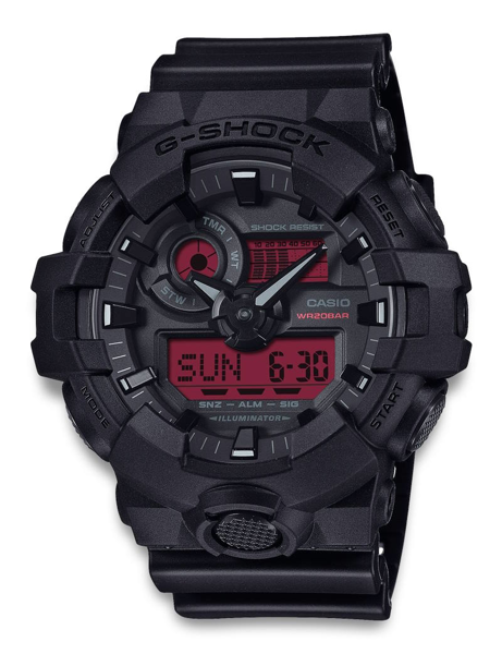 Casio model GA-700BBR-1AER buy it at your Watch and Jewelery shop