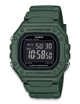 Casio model W-218H-3BVEF buy it at your Watch and Jewelery shop