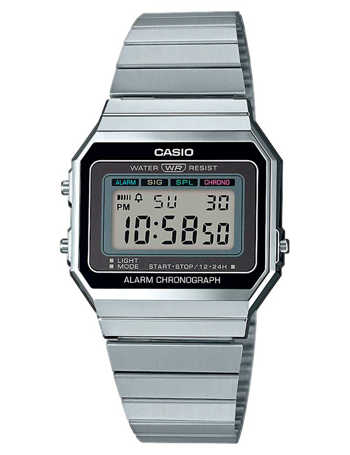 Casio model A700WE-1AEF buy it at your Watch and Jewelery shop