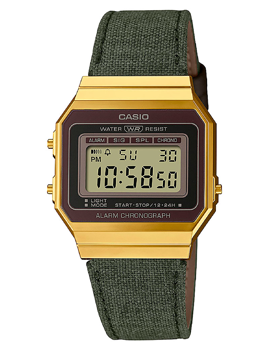 Casio model A700WEGL-3AEF buy it at your Watch and Jewelery shop
