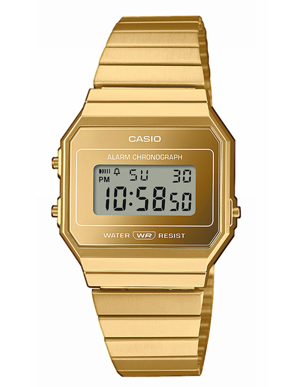 Casio model A700WEVG-9AEF buy it at your Watch and Jewelery shop