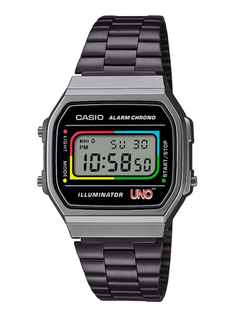 Casio model A168WEUC-1AER buy it at your Watch and Jewelery shop