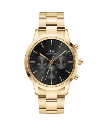 ADW00100641, Daniel Wellington Iconic Chronograph Quartz Herre m/lænke